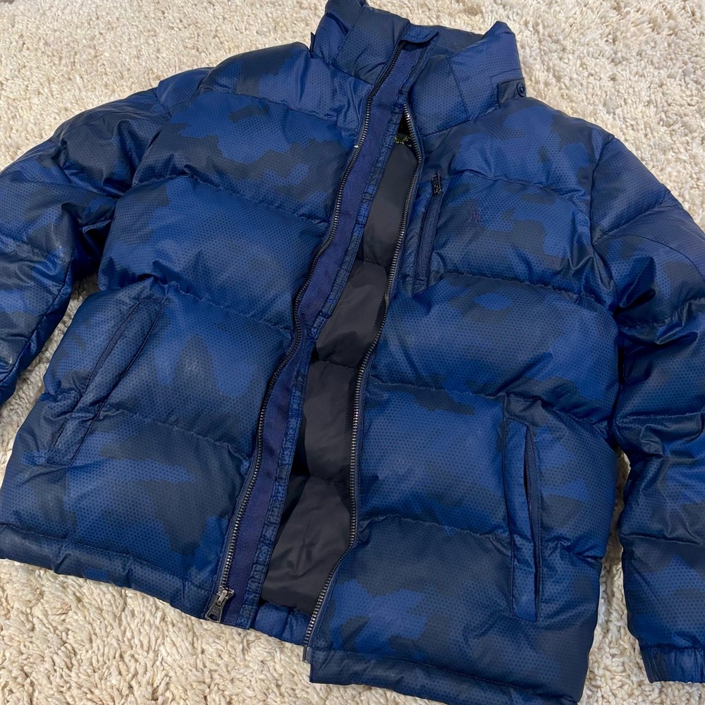 Ralph Lauren Navy Puffer Jacket